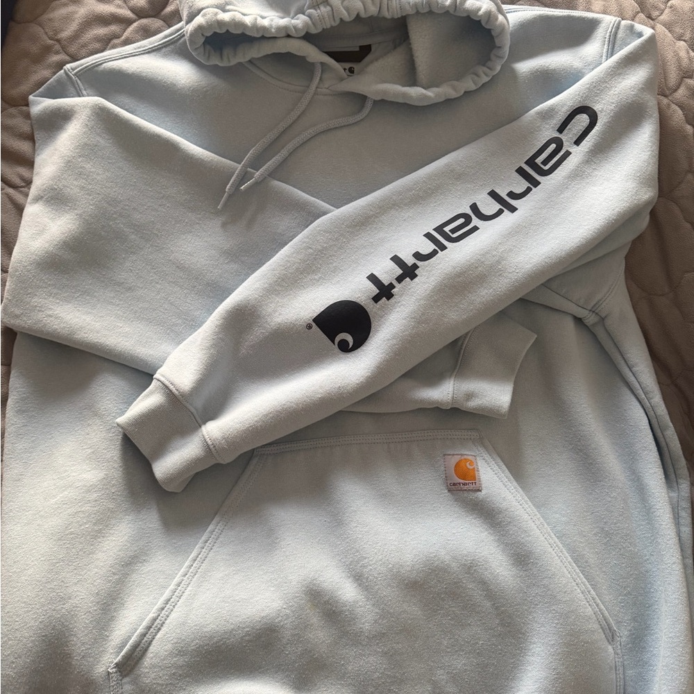 Carhartt Men's Sky Blue Hoodie